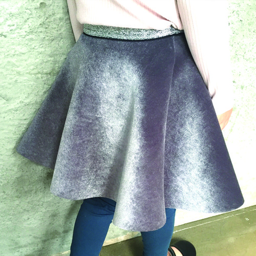 velvet skirt gray 품절