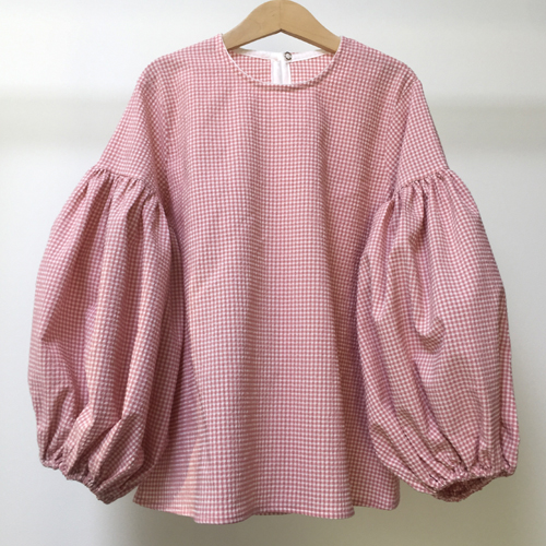 balloon sleeve blouse pink 품절