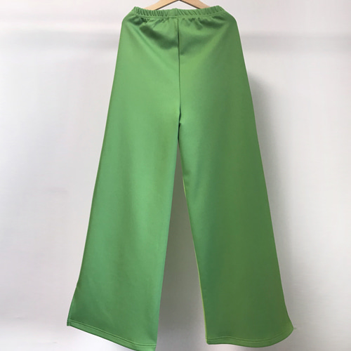 green wide pants