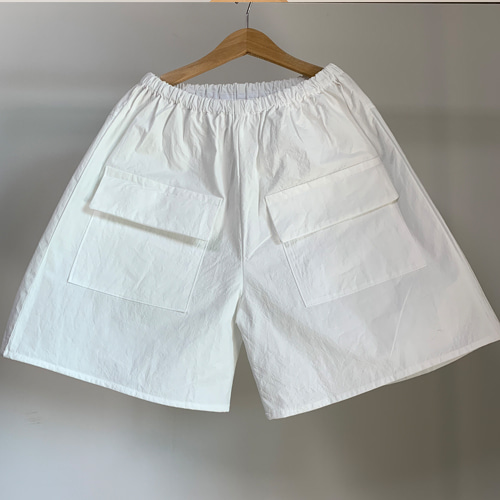 vintage cotton shorts white