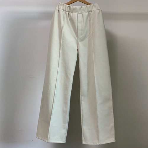 winter cotton pants cream 품절