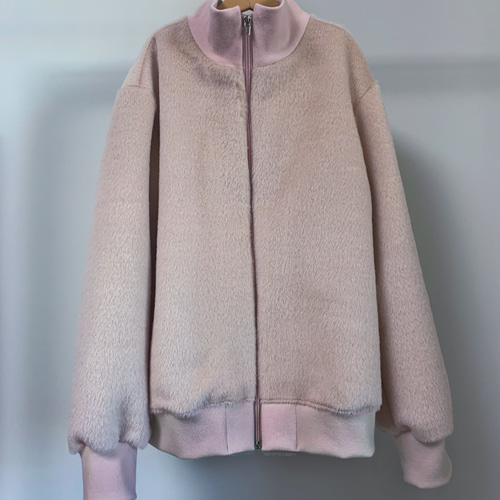 alpaca jacket pink 품절
