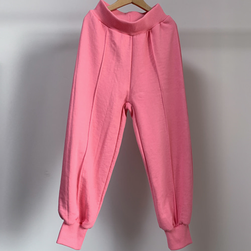 wide jogger pants pink 품절