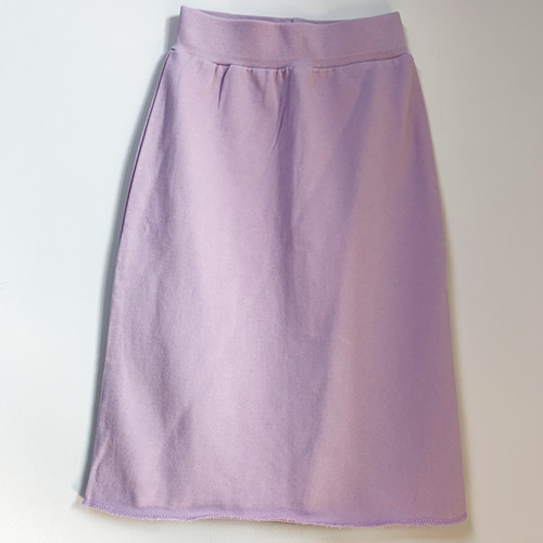 easy midi skirt pink