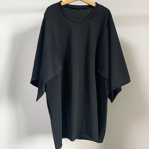 patch sleeve T black