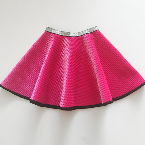 360 velvet skirt pink