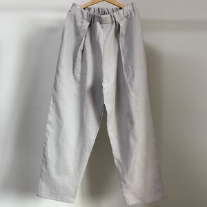 linen light gray pants