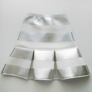 silver stripe skirt