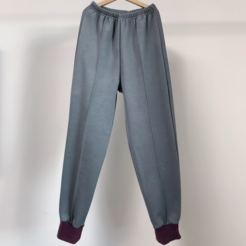 two color jogger gray