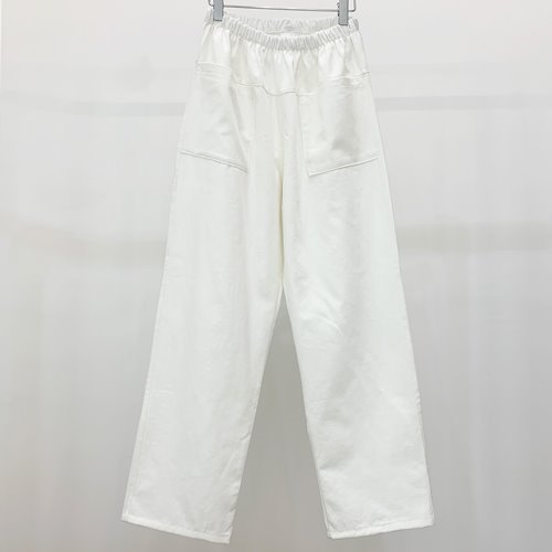 spring cotton pants white