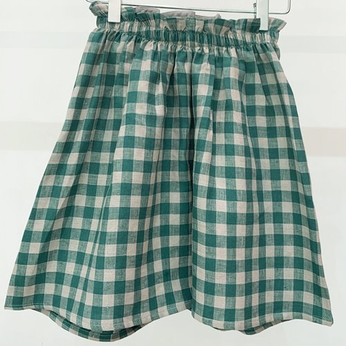 green linen shorts 품절