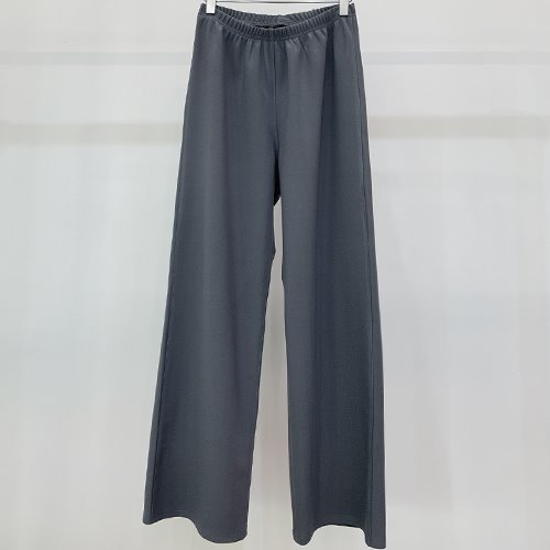 summer span wide pants gray