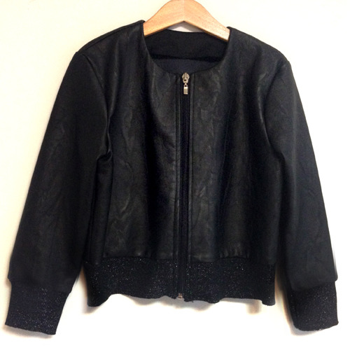 fake leather jacket