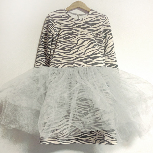 zebra tutu dress