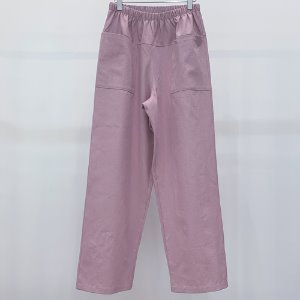 spring cotton pants pink