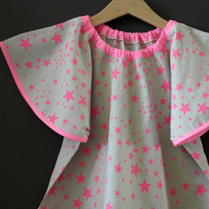 pink star dress 품절