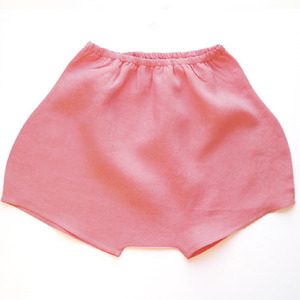 linen shorts baggy pink
